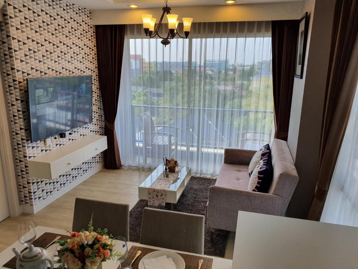 Execlusive Seaview 1 Bedroom Suite With Toproof Pool At The Patio Bangsaen Exterior photo